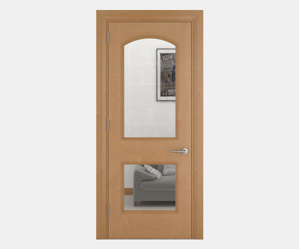 Shadbolt_Framlingham_veneered_panelled_doors_with_glazing_CC_Canadian_Maple