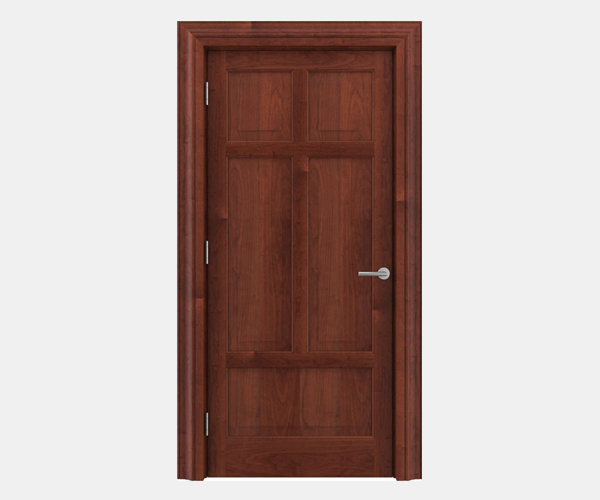 Shadbolt Timeless Type13 hardwood panelled door in American Cherry veneer