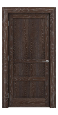 Shadbolt Type11 Timeless Hardwood Door in European Oak veneer with dark stain and lime finish