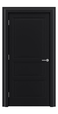 Shadbolt Type11 Timeless Hardwood Door in RAL 9005 paint finish
