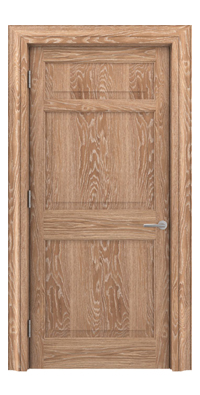 Shadbolt Timeless Type12 hardwood panelled door in European Oak veneer with lime finish