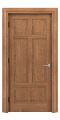 Shadbolt Timeless Type13 hardwood panelled door in European Oak veneer
