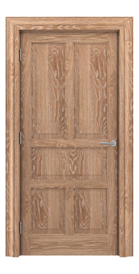 Shadbolt Timeless Type15 hardwood panelled door in European Oak veneer with lime finish