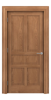 Shadbolt Timeless Type17 hardwood panelled door in European oak veneer