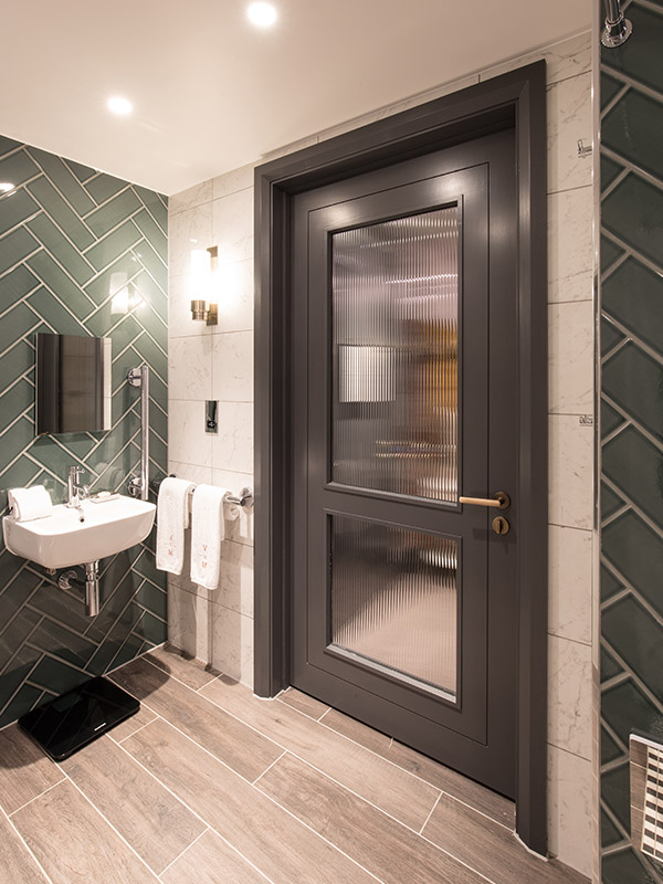 Shadbolt supplied primed hotel room doors to Vintry & Mercer in London.